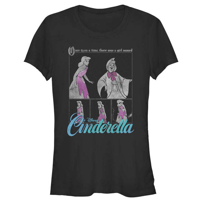 fifth sun Junior's Cinderella Once Upon a Time Scene T-Shirt