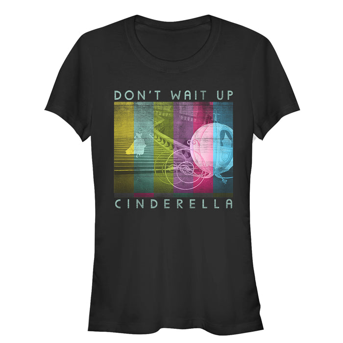 fifth sun Junior's Cinderella TV Glitch Stripe T-Shirt