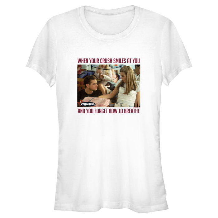 fifth sun Junior's Clueless When Your Crush Smiles At You T-Shirt