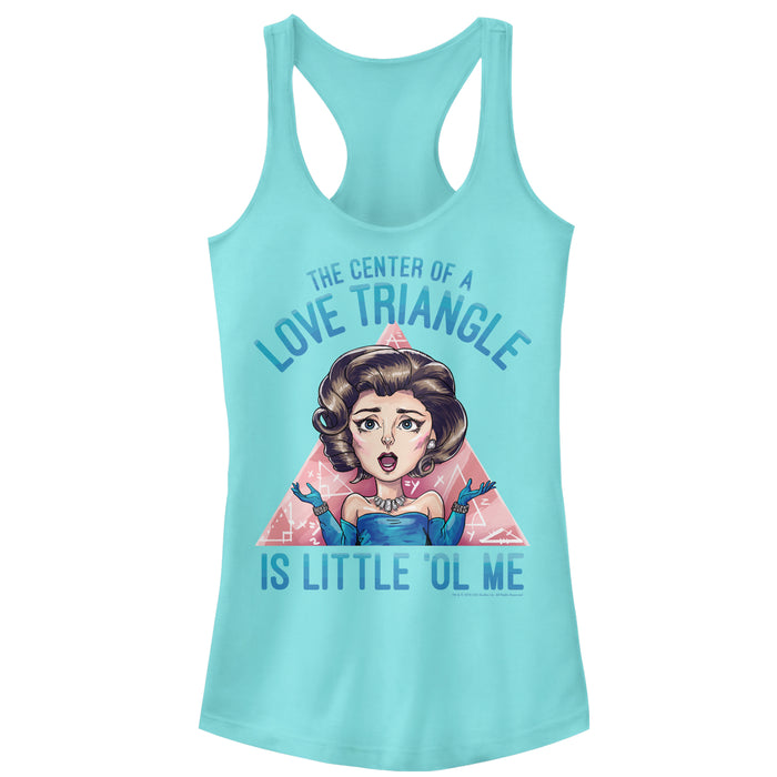 fifth sun Junior's Crazy Ex-Girlfriend Center of Love Triangle Racerback Tank Top