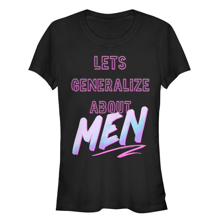 fifth sun Junior's Crazy Ex-Girlfriend Let's Generalize About Men T-Shirt