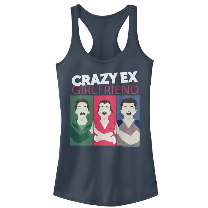 fifth sun Junior's Crazy Ex-Girlfriend No One is Singing My Song Panel Racerback Tank Top
