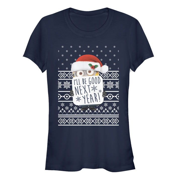 fifth sun Junior's Despicable Me Christmas Good Minion T-Shirt
