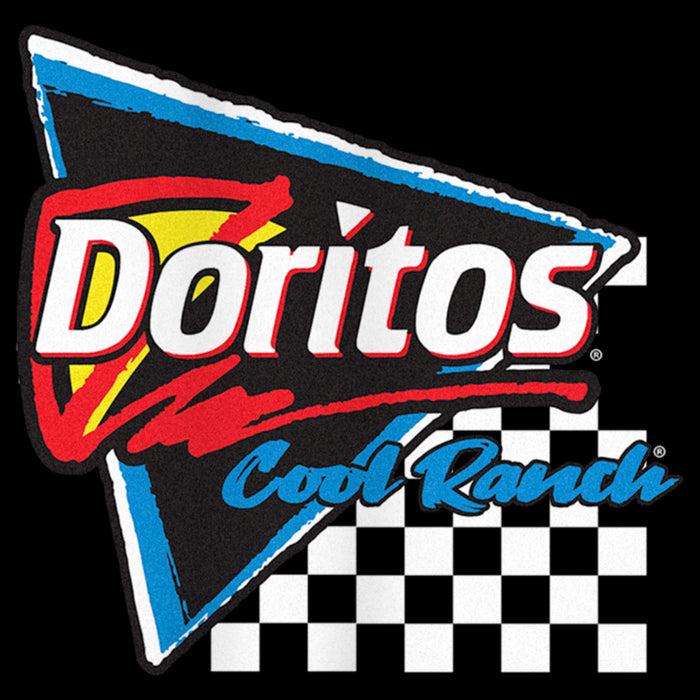 Fifth Sun Junior's Doritos Cool Ranch Retro Logo Cowl Neck Sweatshirt