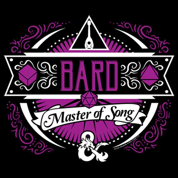 Fifth Sun Junior's Dungeons & Dragons Bard Master Of Song T-Shirt