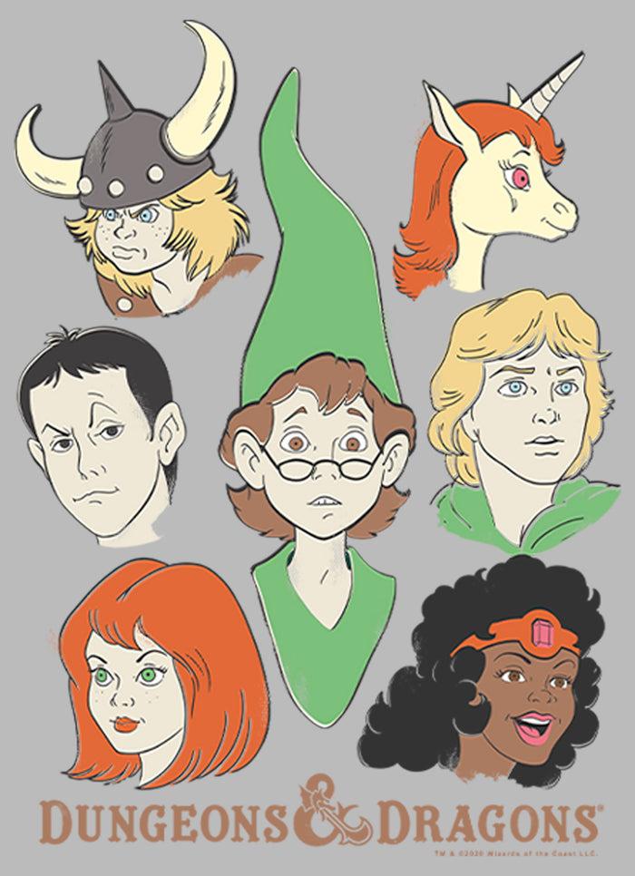 Fifth Sun Junior's Dungeons & Dragons Cartoon Favorite Players T-Shirt