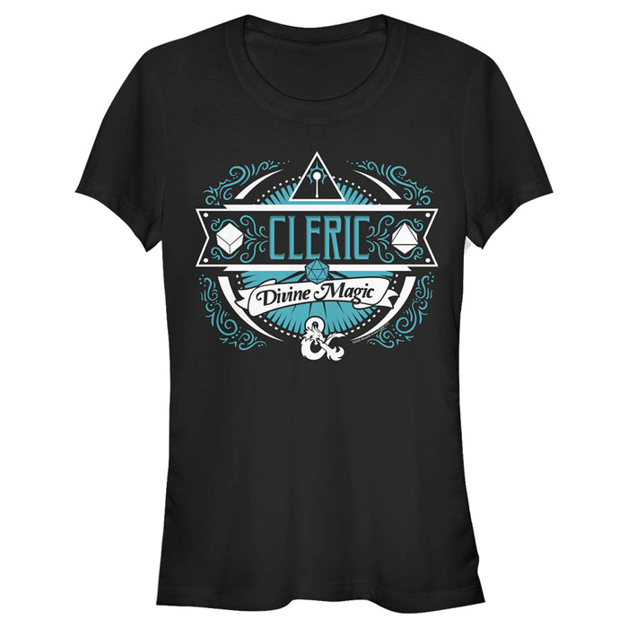 fifth sun Junior's Dungeons & Dragons Cleric Divine Magic T-Shirt
