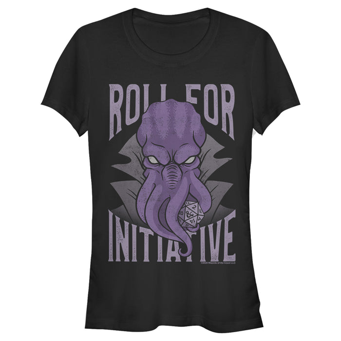 fifth sun Junior's Dungeons & Dragons Illithid Roll for Initiative T-Shirt