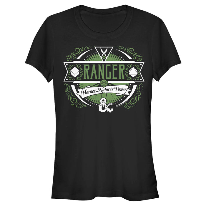 fifth sun Junior's Dungeons & Dragons Ranger Harness Nature's Power T-Shirt