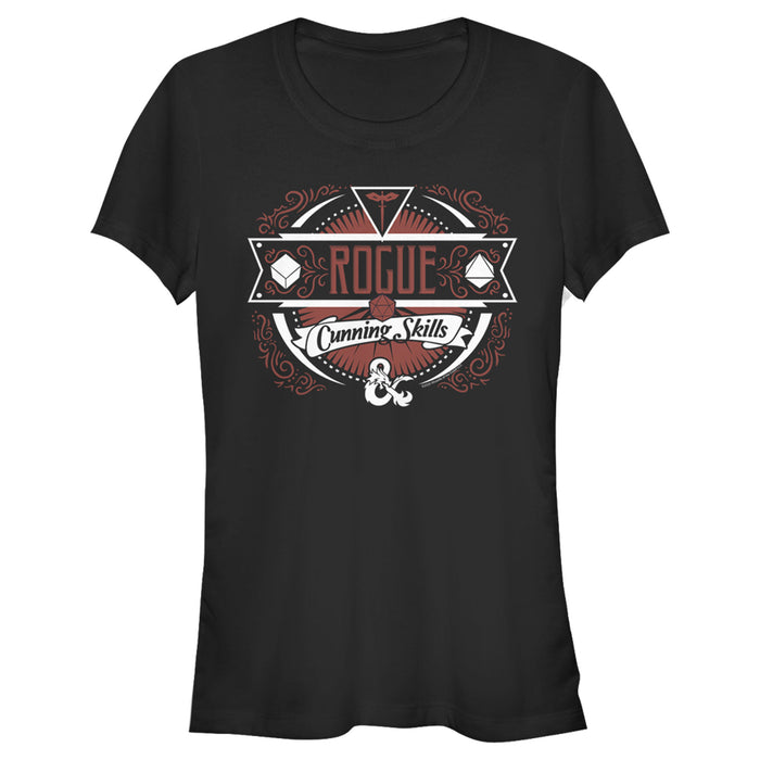 fifth sun Junior's Dungeons & Dragons Rogue Cunning Skills Badge T-Shirt