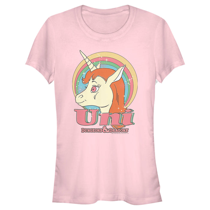 fifth sun Junior's Dungeons & Dragons Uni Unicorn Cartoon T-Shirt