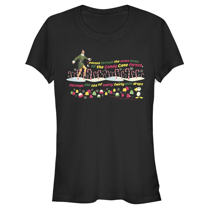 fifth sun Junior's Elf Buddy's Journey to NYC T-Shirt
