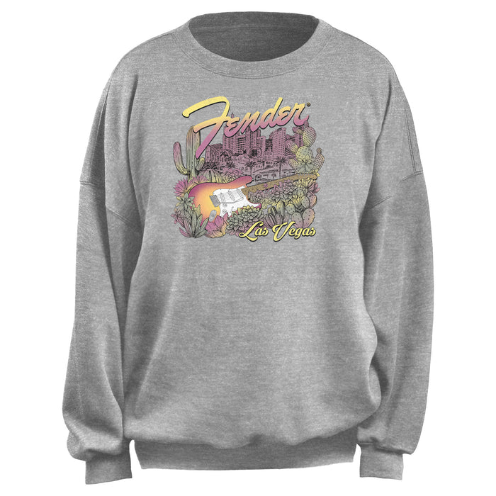 fifth sun Junior's Fender Las Vegas Stratocaster Sweatshirt