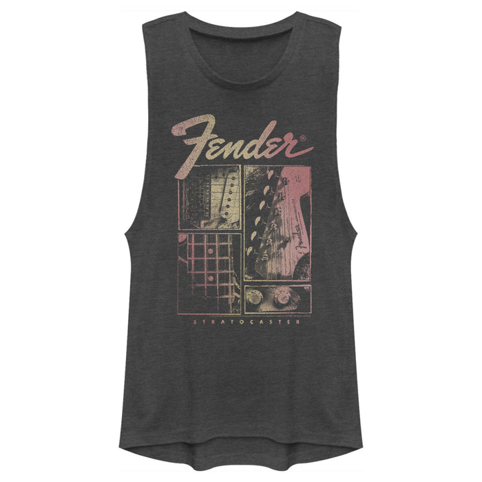 fifth sun Junior's Fender Sunburst Stratocaster Festival Muscle Tee