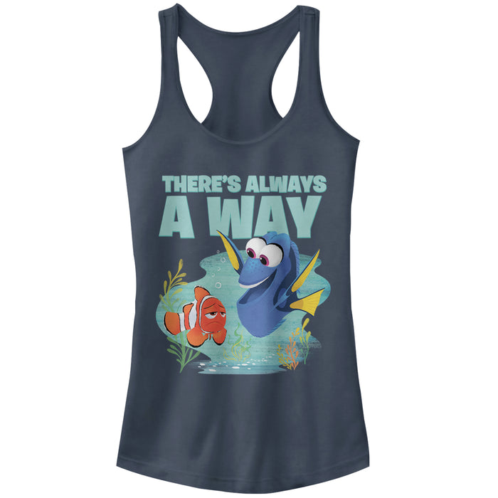 fifth sun Junior's Finding Dory Always A Way Racerback Tank Top