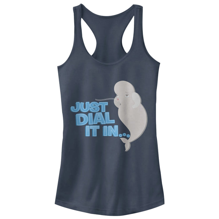 fifth sun Junior's Finding Dory Bailey Just Dial it In Racerback Tank Top
