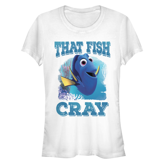 fifth sun Junior's Finding Dory Cray Cray Fish T-Shirt