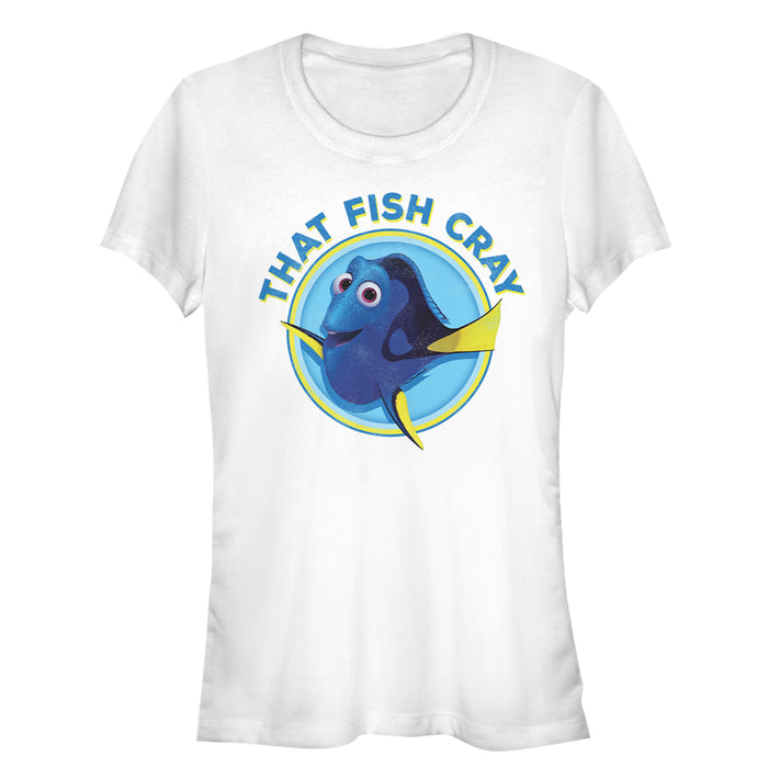 fifth sun Junior's Finding Dory Cray Fish Circle T-Shirt