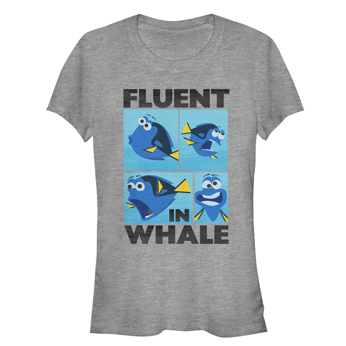 fifth sun Junior's Finding Dory Fluent in Whale T-Shirt