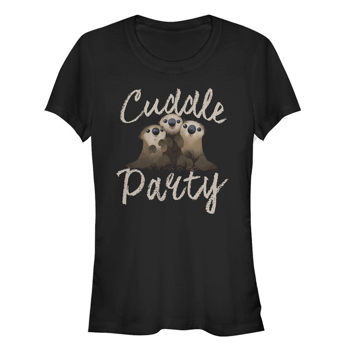 fifth sun Junior's Finding Dory Otter Cuddle Party T-Shirt