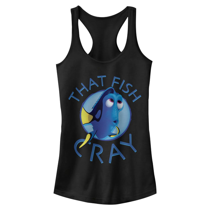 fifth sun Junior's Finding Dory That Fish Cray Racerback Tank Top