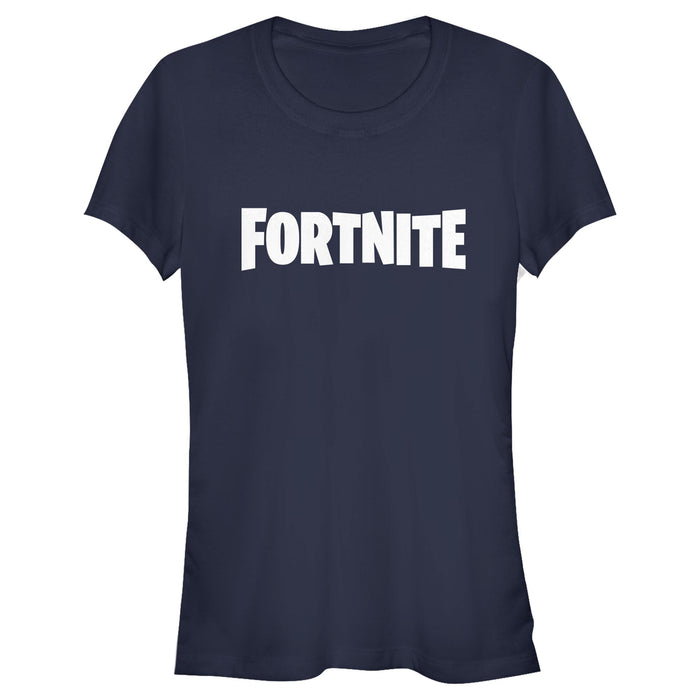 fifth sun Junior's Fortnite Classic White Logo T-Shirt
