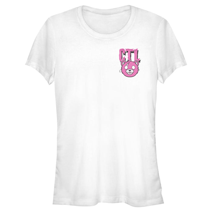 fifth sun Junior's Fortnite Cuddle Team Leader Small Logo T-Shirt