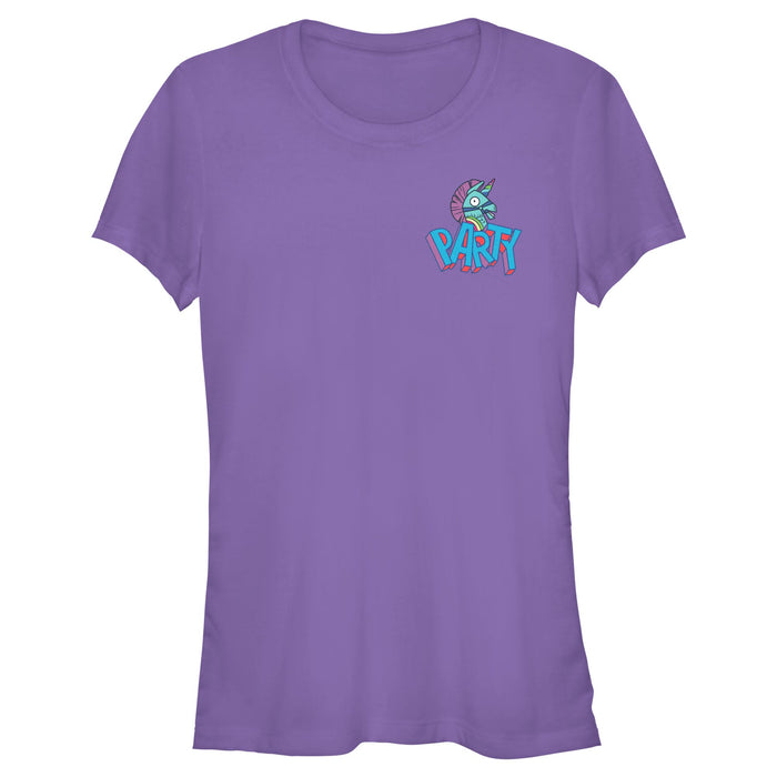 fifth sun Junior's Fortnite Rainbow Smash Party T-Shirt
