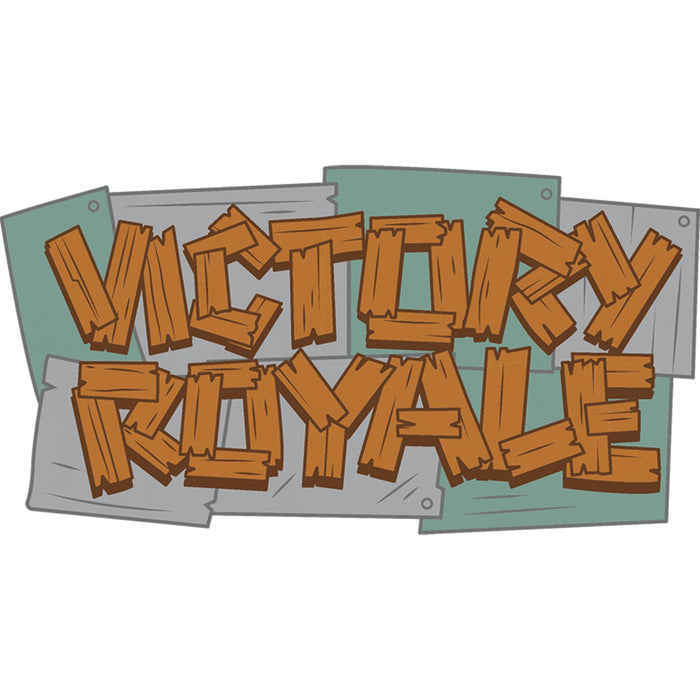 Fifth Sun Junior's Fortnite Victory Royale Wooden Logo T-Shirt