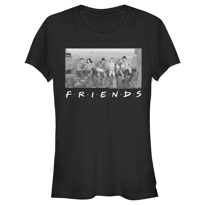 fifth sun Junior's Friends Besties Atop Skyscraper Photo T-Shirt