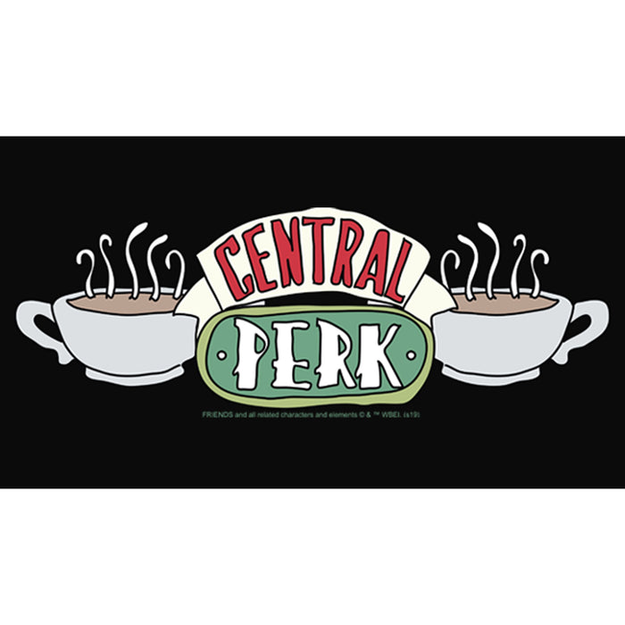 Fifth Sun Junior's Friends Classic Central Perk Logo Cowl Neck Sweatshirt