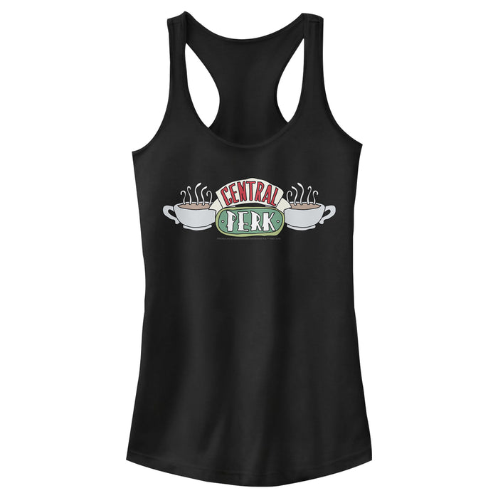 fifth sun Junior's Friends Classic Central Perk Logo Racerback Tank Top