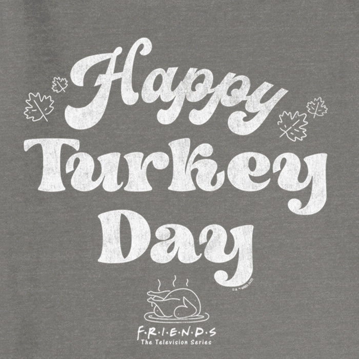 Fifth Sun Junior's Friends Happy Turkey Day Sweatshirt