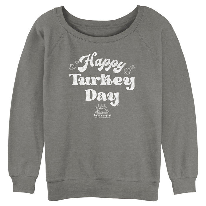 fifth sun Junior's Friends Happy Turkey Day Sweatshirt