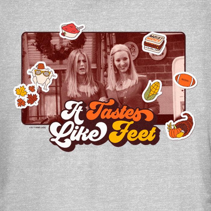 Fifth Sun Junior's Friends It Tastes Like Feet Thanksgiving Icons Scene T-Shirt