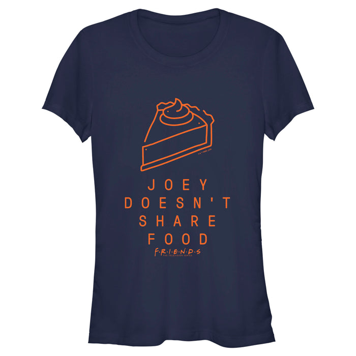 fifth sun Junior's Friends Joey Doesn't Share Food Pumpkin Pie T-Shirt