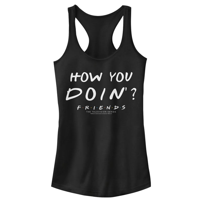 fifth sun Junior's Friends Joey How You Doin' Racerback Tank Top