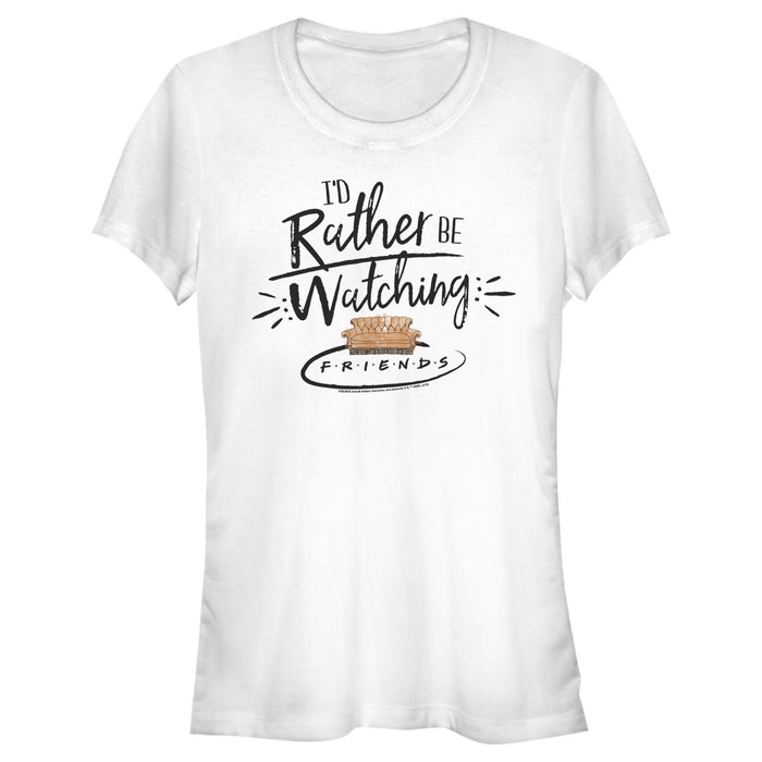 fifth sun Junior's Friends Rather Be Watching T-Shirt