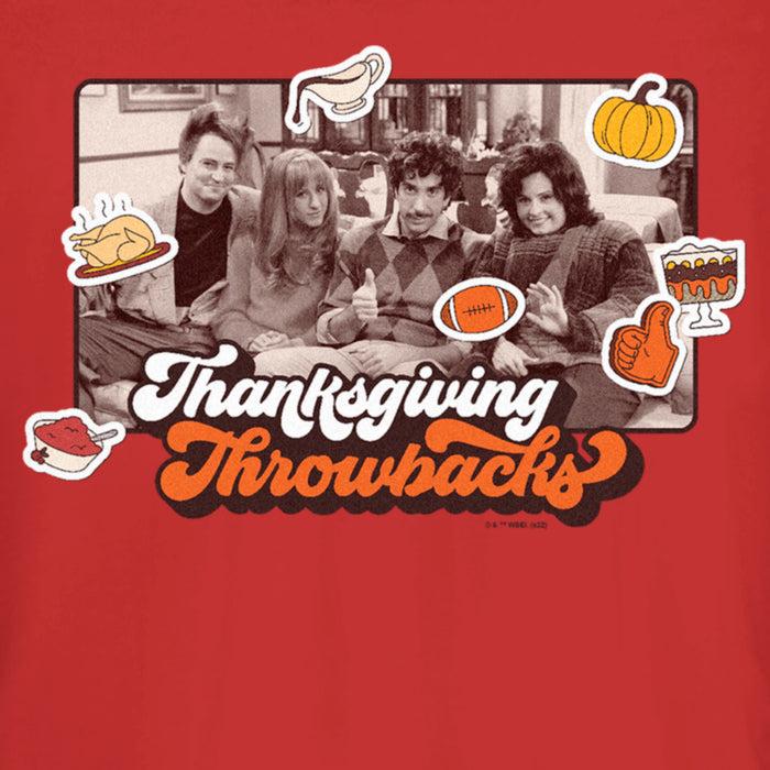 Fifth Sun Junior's Friends Thanksgiving Throwbacks Scene T-Shirt