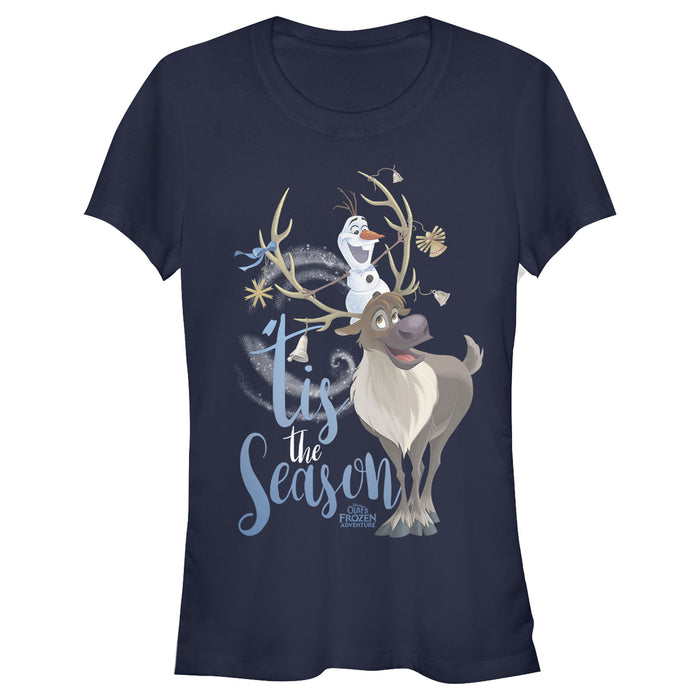 fifth sun Junior's Frozen Christmas Olaf Season T-Shirt