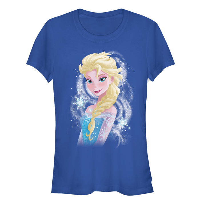 fifth sun Junior's Frozen Elsa Sparkle Profile T-Shirt