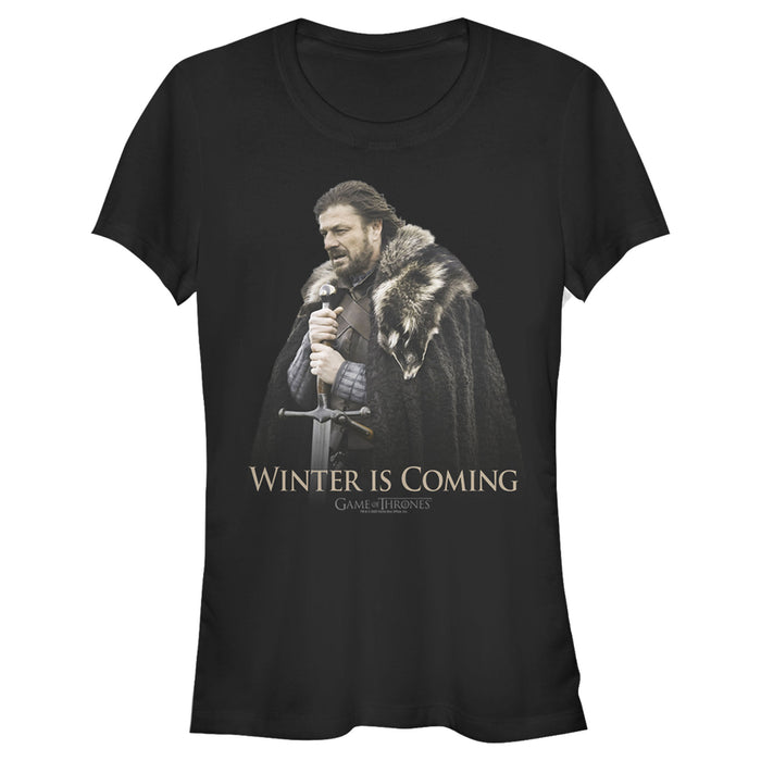 fifth sun Junior's Game of Thrones Stark Knows Winter T-Shirt