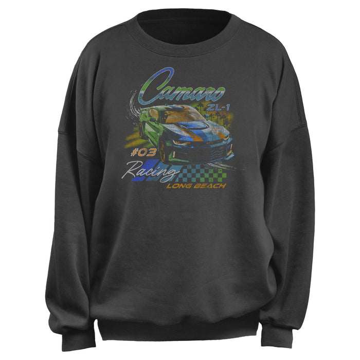 fifth sun Junior's General Motors Distressed Camaro ZL-1 Racing Sweatshirt