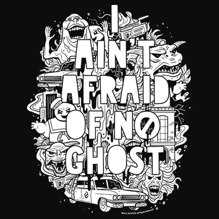 Fifth Sun Junior's Ghostbusters Ain't Afraid Ghost Collage Racerback Tank Top