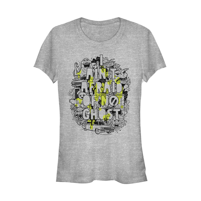 fifth sun Junior's Ghostbusters Ain't Afraid of No Ghost Collage T-Shirt