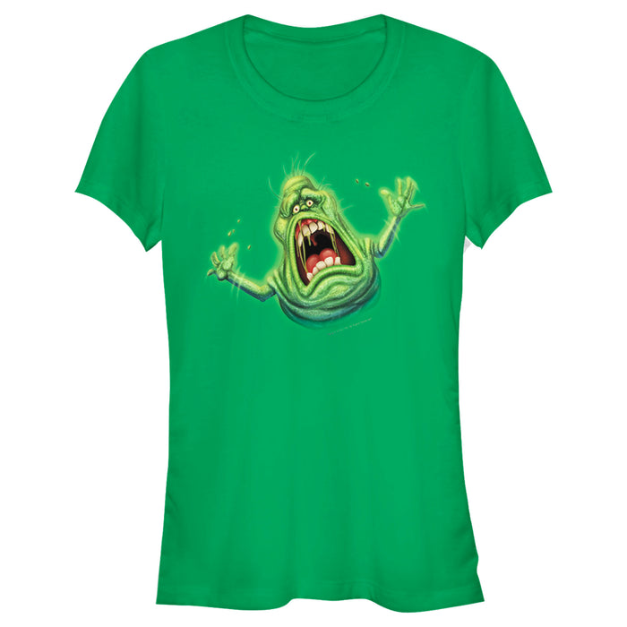 fifth sun Junior's Ghostbusters Cartoon Slimer T-Shirt