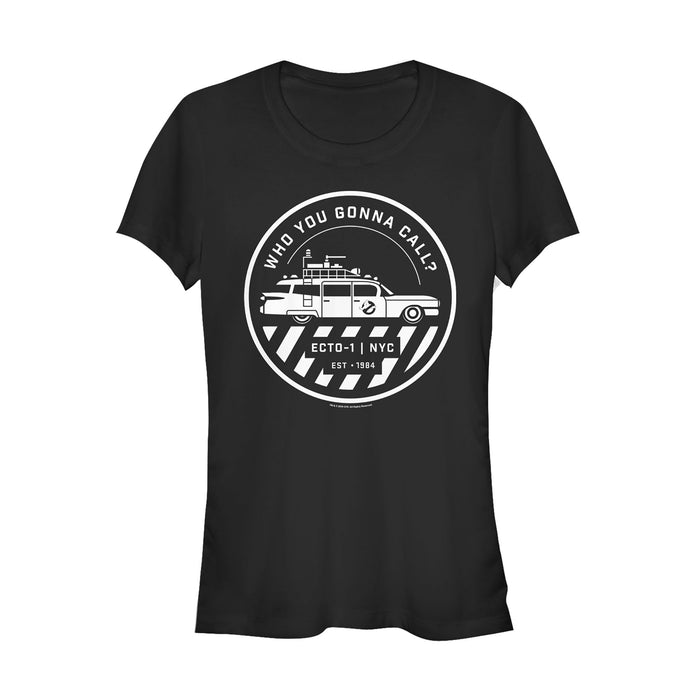 fifth sun Junior's Ghostbusters Ecto-1 Wagon Logo T-Shirt