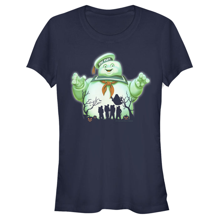 Fifth Sun Junior's Ghostbusters Halloween Stay Puft Marshmallow Man T-Shirt