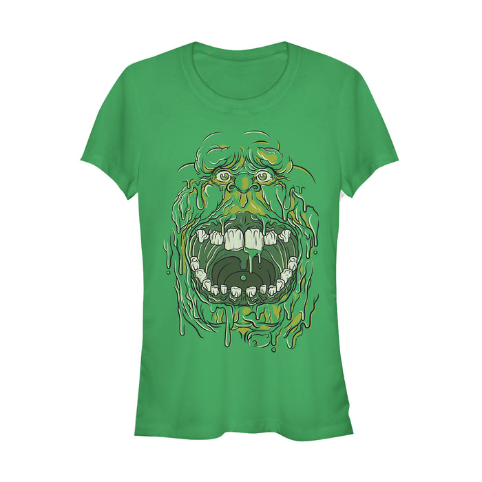 fifth sun Junior's Ghostbusters Slimer Drip Face T-Shirt