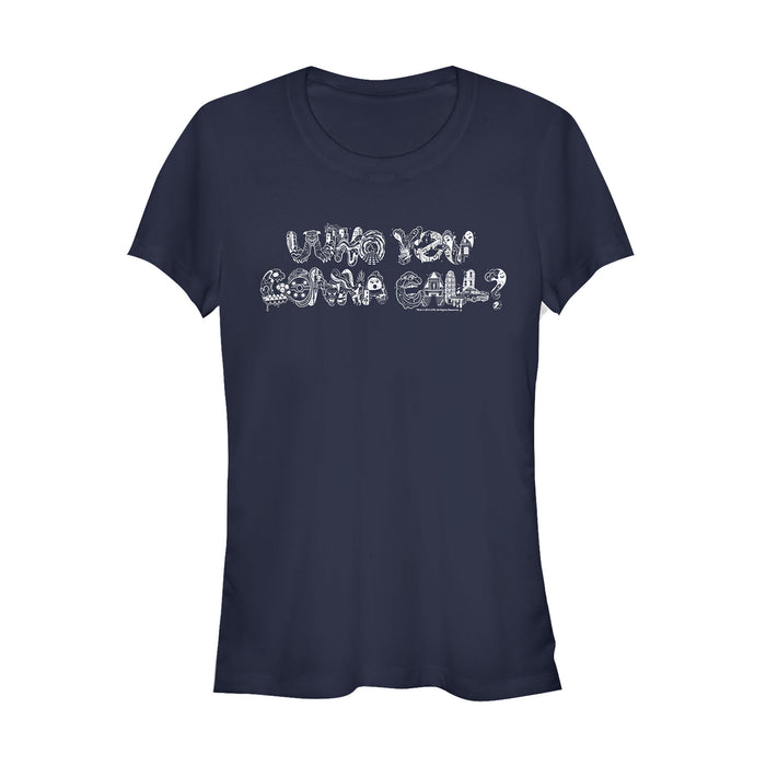 fifth sun Junior's Ghostbusters Who You Gonna Call Collage T-Shirt